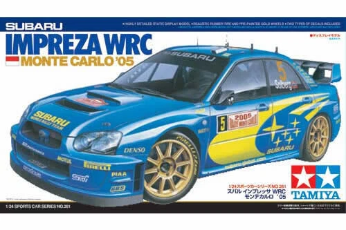 TAMIYA SUBARU IMPREZA WRC MONTE CARLO 2005 - SCALA 1:24 -- TA24281 - KIT TAMIYA - Immagine 2 di 2
