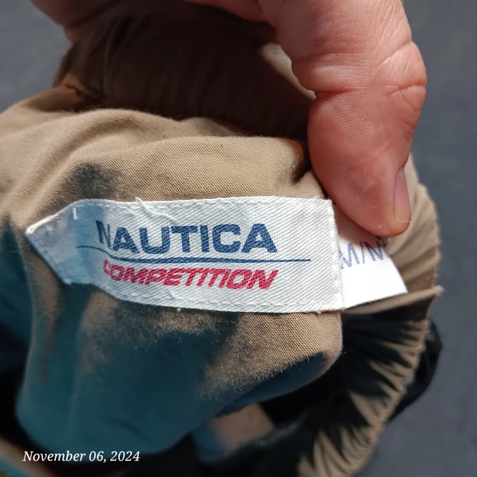 Pantalones Cortos Carga Nautica Competition Hombre Medio Tostado Caqui Cinturón Foto 3 de 4