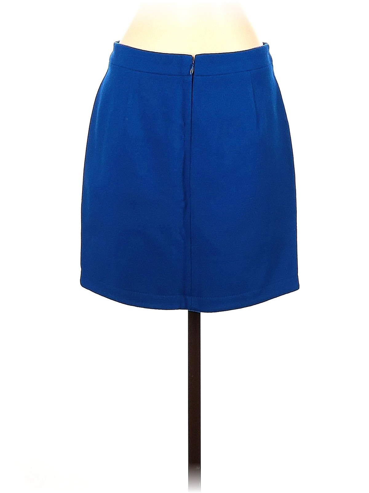 J.Crew Women Blue Wool Skirt 4 eBay