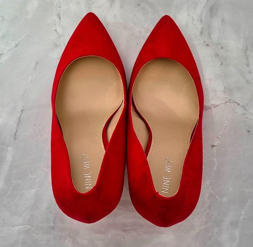 NINE WEST Flagship 75 Damas Rojo 6 cm Zapatos de Tacón Stiletto Reino Unido 5.5 Precio de venta sugerido por el fabricante 89 GBP - Imagen 7 de 9