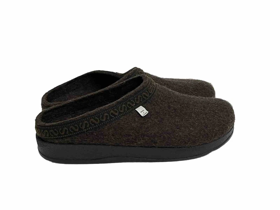 Zuecos de lana para mujer Stegmann suela de polietileno teca talla 6,5 Foto 3 de 4