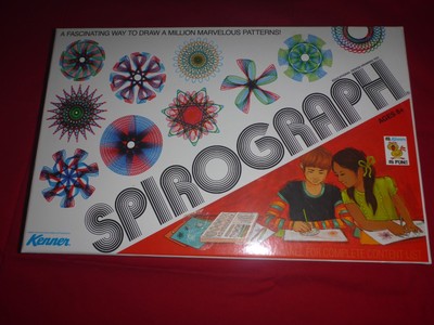 Hasbro Kenner Spirograph Drawing Art Set New Open Box How to Draw Colorful Pen