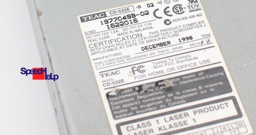 Teac CD-532E CD-ROM Drive IDE 40-Pin 32x Speed Read Optical - Picture 2 of 3