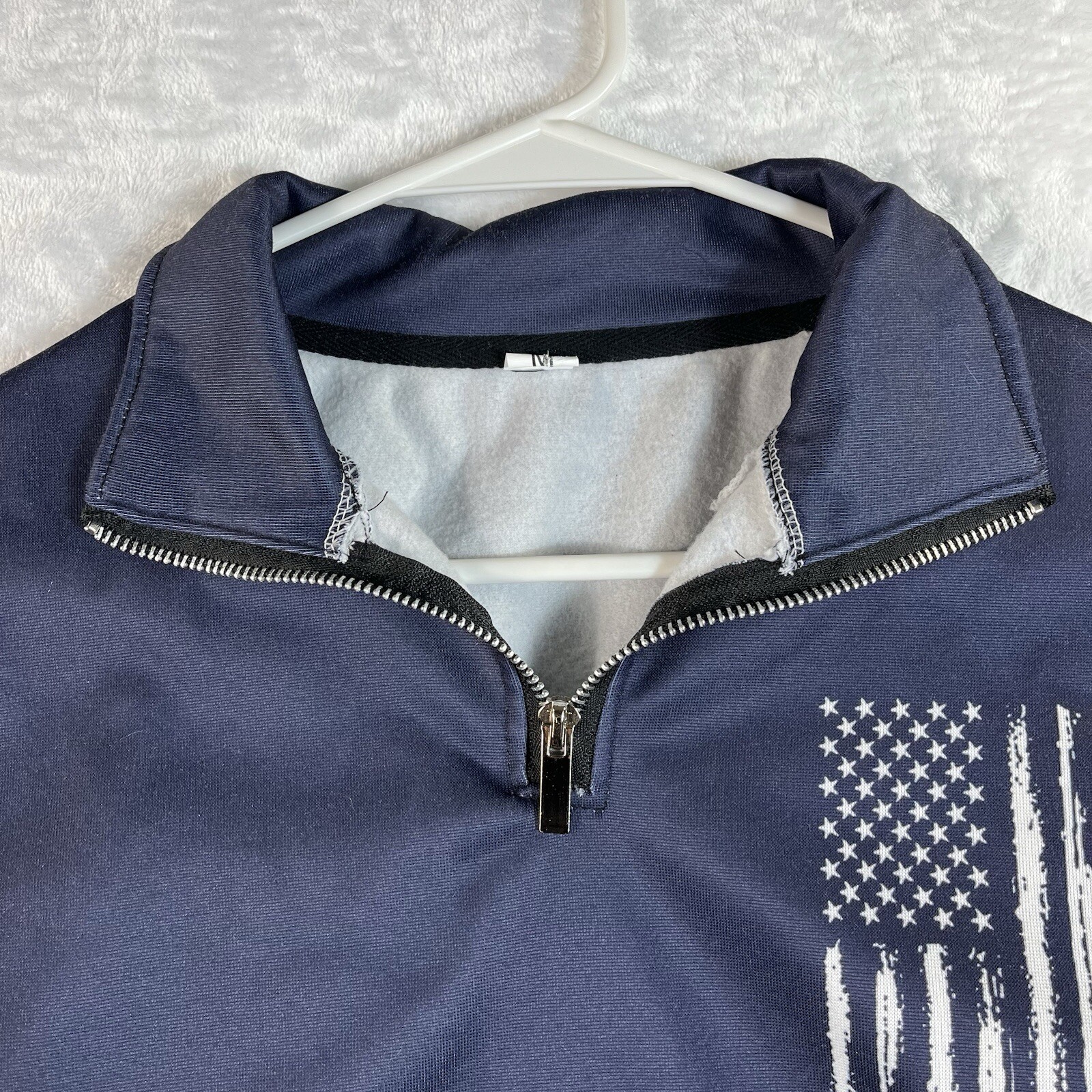 American Flag Pullover Jacket Médium - image 4