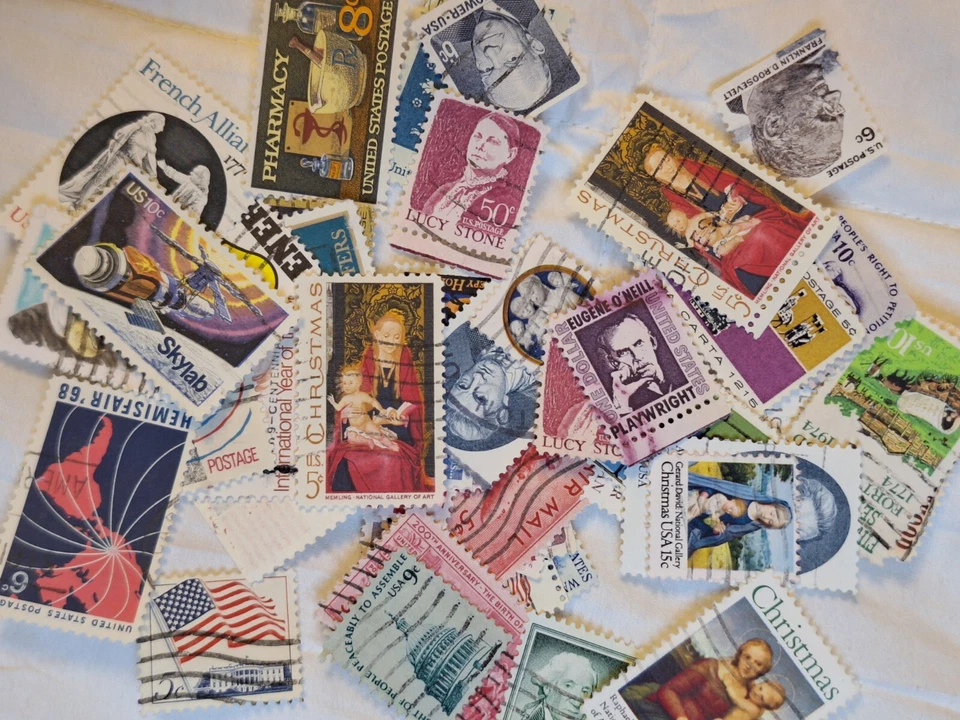 Lot Of 50+ Stamps U.S. Mixed Used Collection - Image 4 of 4