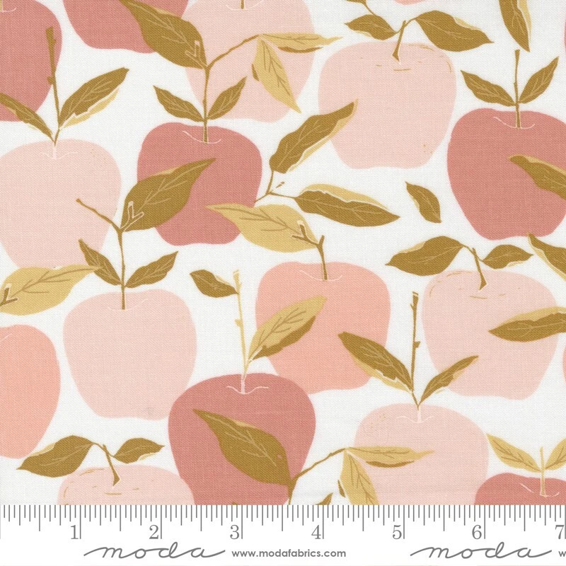 Midnight Garden Moda Fabric Sweetfire quilting pink apples sew 3 yards 43121-11 - Image 4 of 4