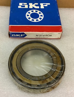 SKF N 214 ECM ROLLER BEARING 125MM OD X 70MM ID X 24MM WIDE N214ECM NEW IN BOX 
