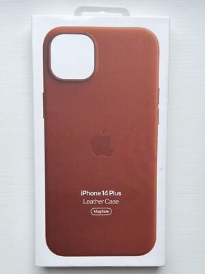 Apple Leder Case mit MagSafe für iPhone 14 Plus - Umber