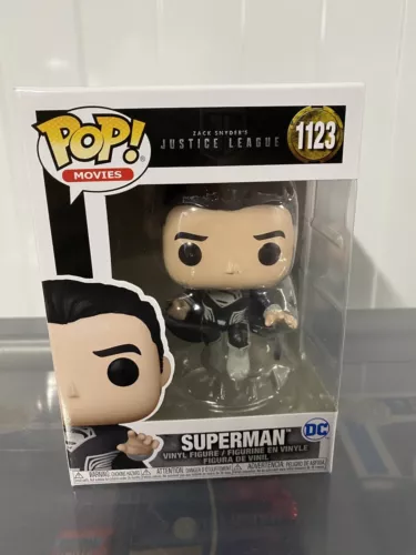 Superman Black Suit Zack Snyder Justice League Funko Pop! Vinyl #1123