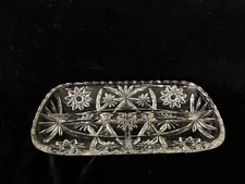 Anchor Hocking Divided Relish Dish 12"x6-1/2"