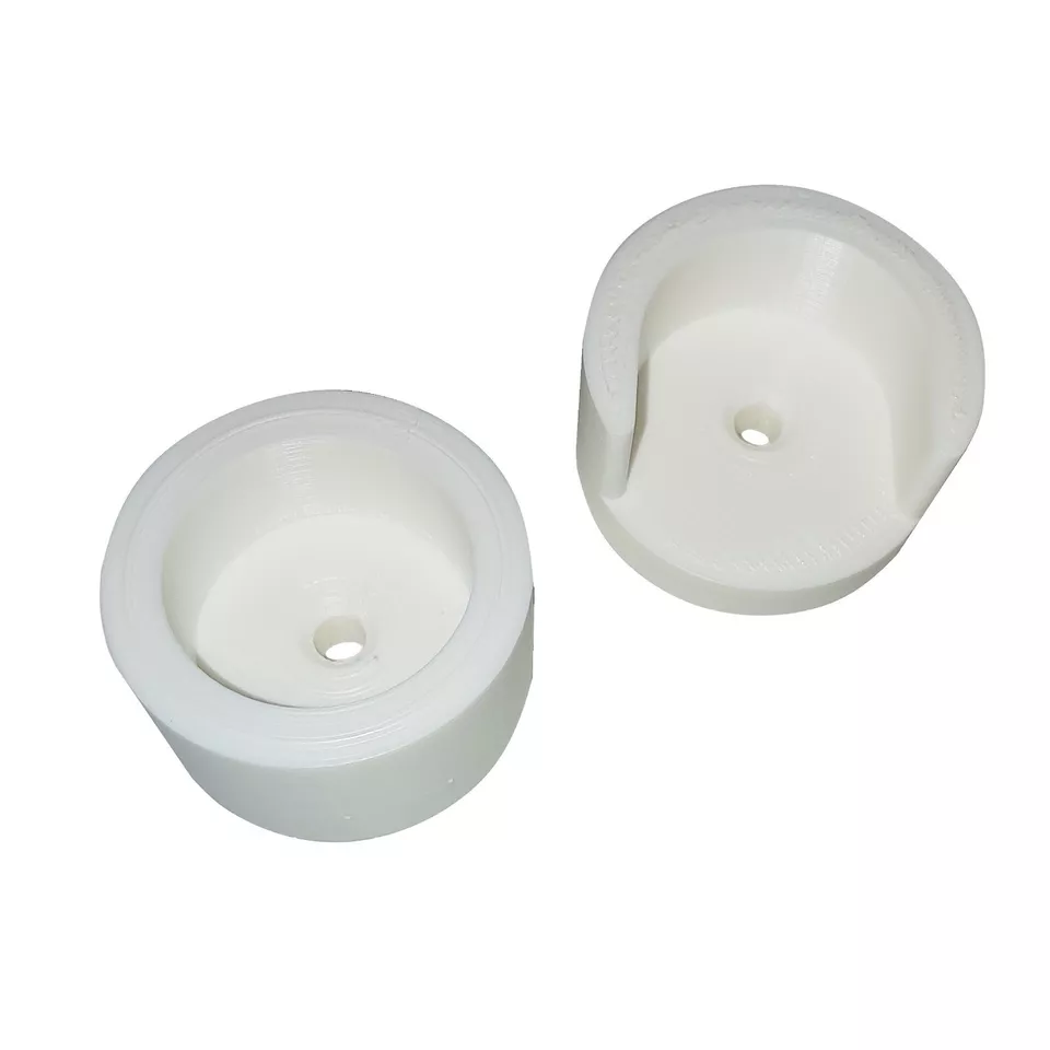 1 1/4 pol. Cabide de haste de armário resistente, suporte de barra 1,25, montagem, suporte 300 lb. - Imagem 2 de 4