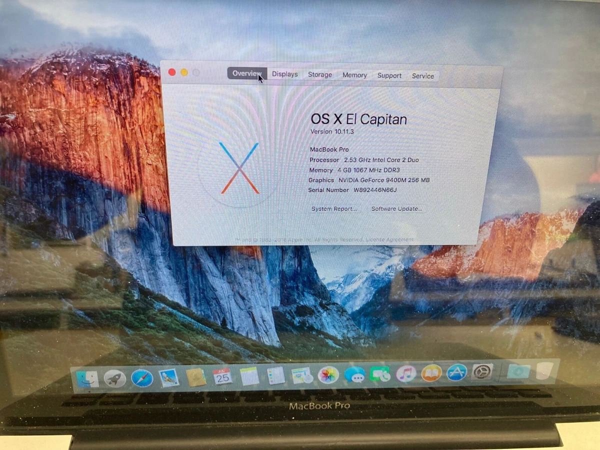 Mid 2009 deals macbook pro ram