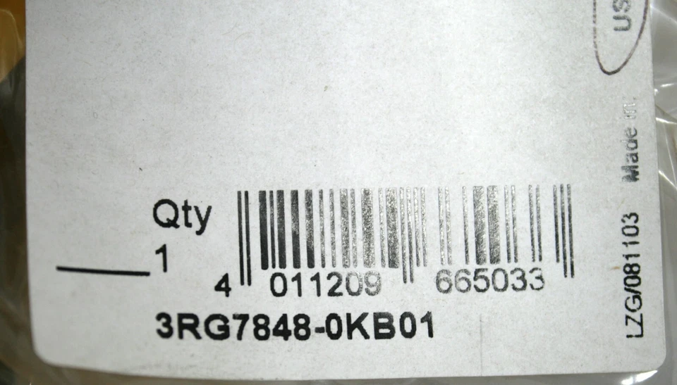 SIEMENS Light Curtain Cable 2 piece TX/RX 3RG7848 0KB00 0KB01 12M Set - Image 3 of 4