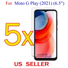 5x Clear LCD Screen Protector Guard Cover Film For Motorola Moto G Play 2021