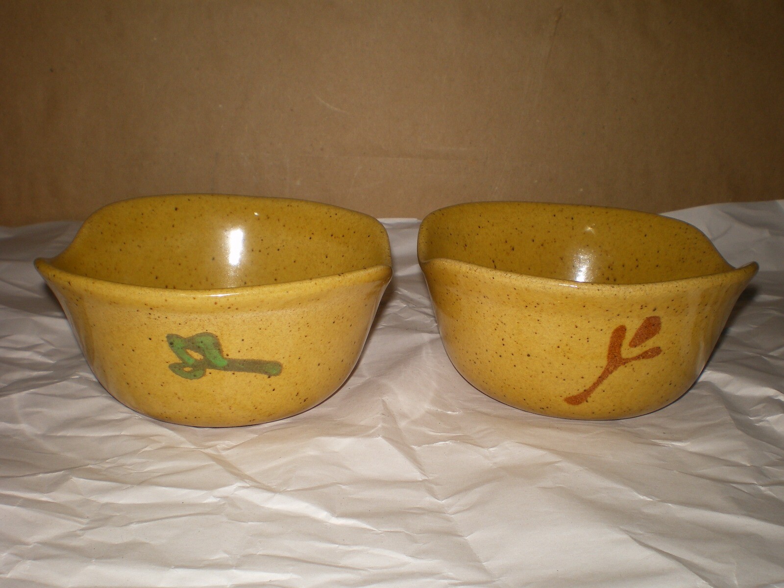 Set 2 Glidden Pottery Alfred Stoneware Buffet Ware Sergio Dello