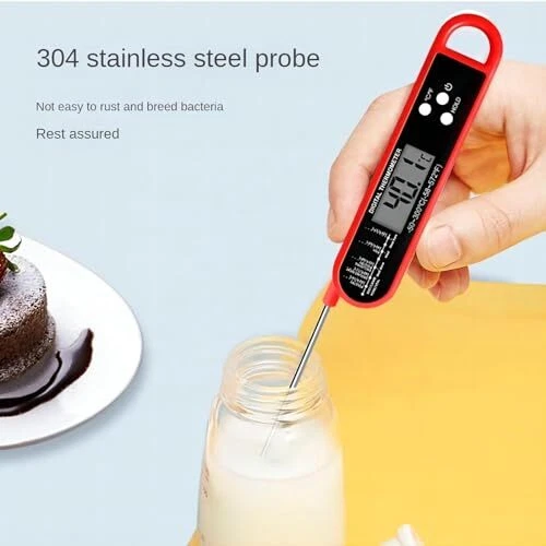 Meat Thermometer Digital - Waterproof Fast Meat Thermometer with Backlight &