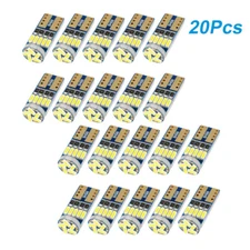 20pc T10 LED Canbus Error Free Bulb 15SMD 194 W5W Car Wedge Lights Dome Map Lamp