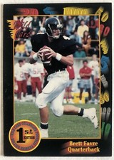 1991 Wild Card Brett Favre #119 Southern Miss Golden Eagles