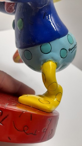 Disney Britto Angry Donald Duck Romero Pop Art Collection Figurine REPAIRED/FIX - Picture 9 of 11