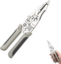 Upgrade Multifunctional Wire Stripper Crimper Cable Cutter Pliers Crimping Tool