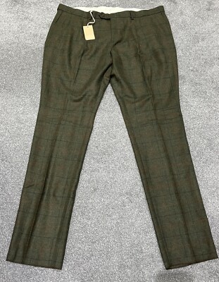 Purdey Herren Pleat Tweed - Kirkton - Größe 48 - selten - UVP 395£