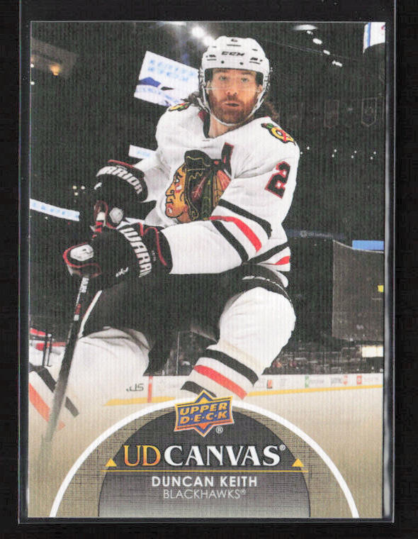 2021-22 Upper Deck #C19 Duncan Keith UD Canvas Chicago Blackhawks