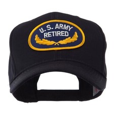 US Army Retired Embroidered Baseball Hat Washed Cotton Cap