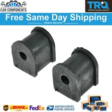 TRQ Rear Sway Bar Frame Bushings Pair For 1997-2008 Toyota Camry Solara Lexus