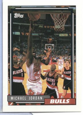 Michael Jordan Bulls 141 Topps 1992 122120ATCD