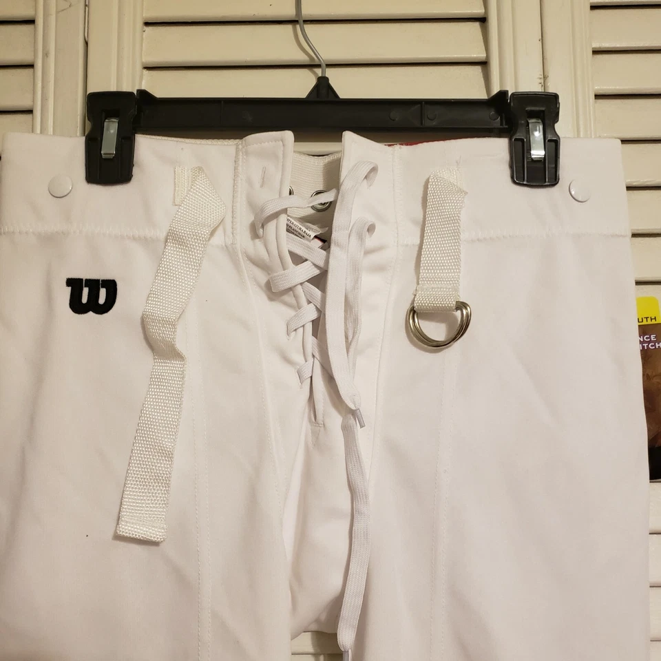 PANTALONES CAPRI WILSON BASEBALL TALLA JUVENIL TALLA GRANDE ~ Blanco Foto 4 de 4