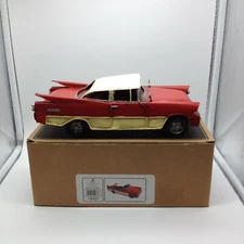 Robert Frederick Retro Travel Plymouth Fury RARE Approx 10" Well Traveled TinCar