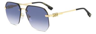 Dsquared2 Sonnenbrille D2 0103/S LKS/08 Gold Blau Herren