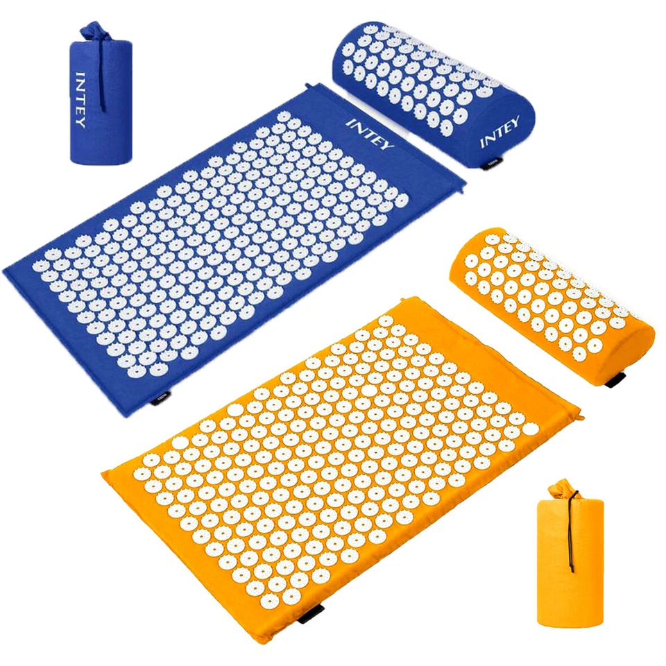 INTEY Akupressurmatte Akupressur Set Nadelmatte Massagematte Akupunktur Fitness Sport