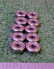 10 NEW EZO 625Z DOUBLE-SHIELDED MINIATURE BEARINGS NNB  ***MAKE OFFER***