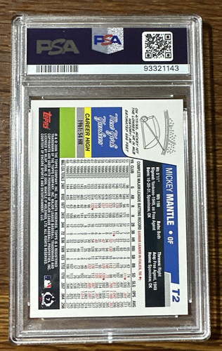 Mickey Mantle 2006 Topps National BB Card Day Inserts - Foil #T2 PSA 8 💥⚾ - Picture 8 of 9