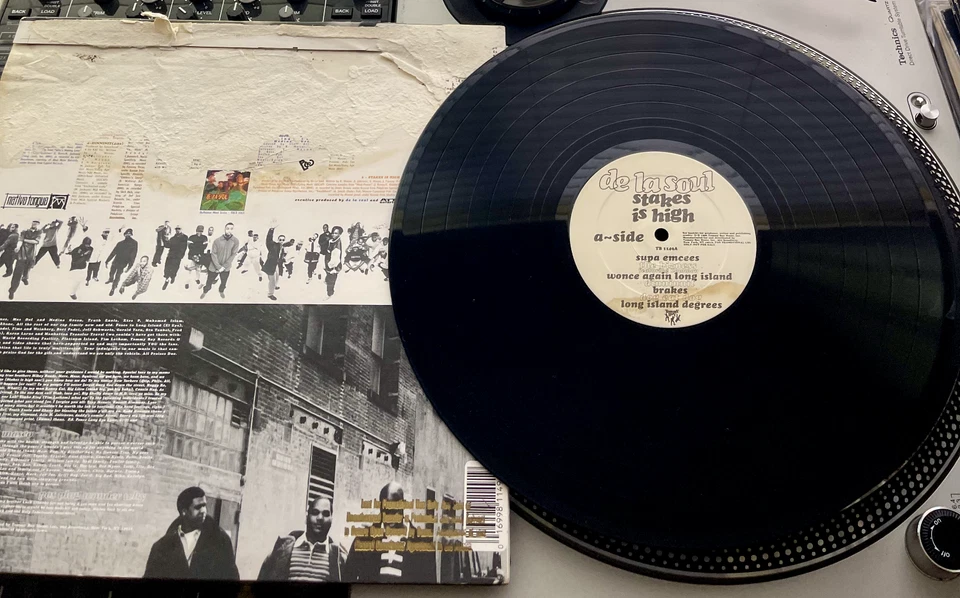 De La Soul ‎– Stakes Is High OG 1996 LP PROMO Press in Picture Cover VG+/Poor Foto 4 de 4
