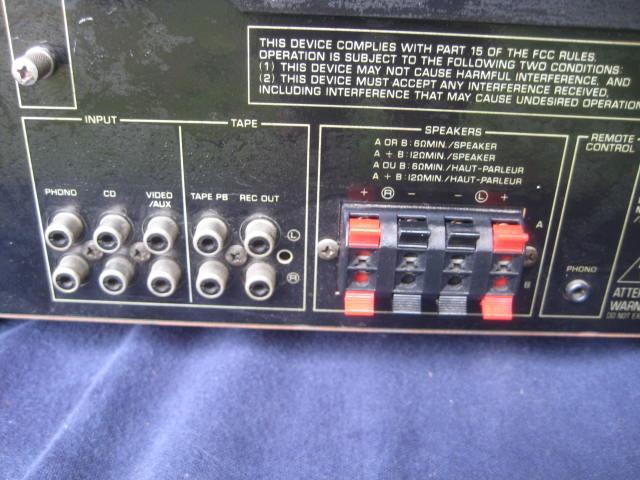 Ampli Yamaha RX-450 Pour Réparation – Bon Plan Pour Bricoleurs