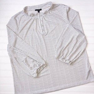 adrianna papell polka dot top