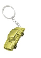 ref231 Sab 90 Gold colour split-ring keyring FULL CAR