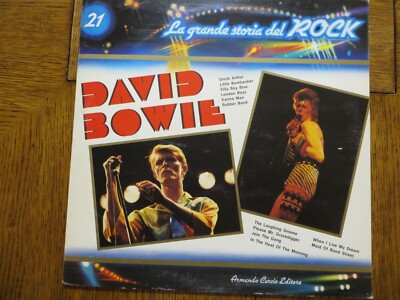 David Bowie - La Grande Storia Del Rock 1981 MADE IN ITALY - EXCELLENT CONDITION