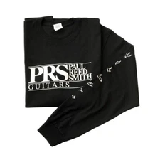 NEW PRS Block Logo Long-Sleeved T-Shirt - BLACK, CHOOSE YOUR SIZE! #100101