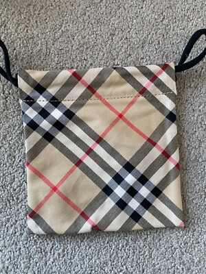 Authentic Burberry Dust Bag Cosmetic Bag Makeup Bag Storage Pouch