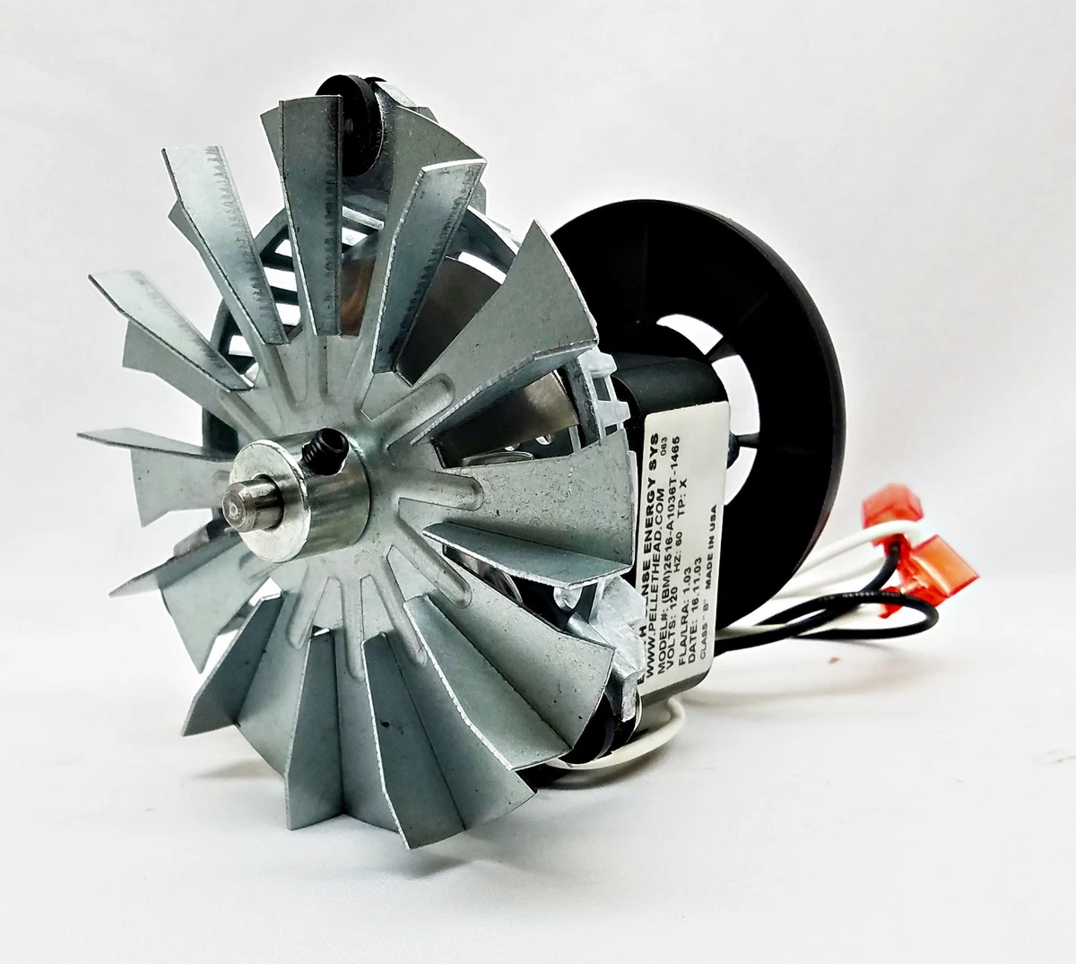 Glowboy u0026 PelPro Combustion Blower Exhaust Fan Motor Kit, ACCBFNAS,  KS-5020-1040 | eBay