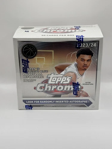 2023-24 Topps Chrome Basketball Factory Sealed Mega Monster Box
