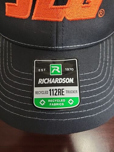 Gorra de béisbol ajustable Richardson reciclada camionero vintage JLG Lift Equipment - Imagen 2 de 5