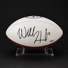 🏈 Will Howard Signed Steelers White Panel Football Auto #18 PrimeTime COA 🔥