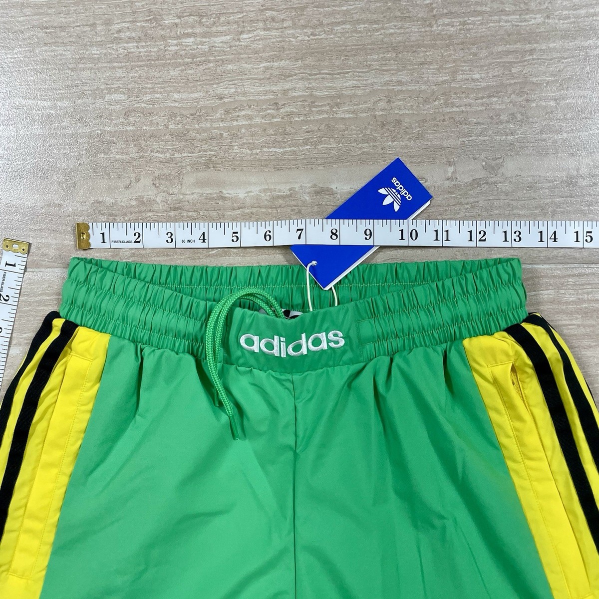 Men's Size Small adidas Originals Warm Up Track Pants Green NWT