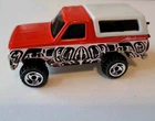 Vintage 1980 Hot Wheels  Ford Bronco Alaska Trek Red CUSTOM RARE Excellent Cond!