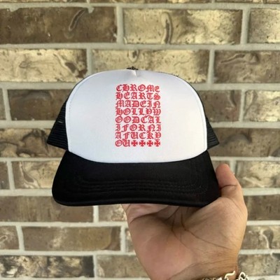 Chrome Hearts Eye Chart Trucker Hat AUTHENTIC