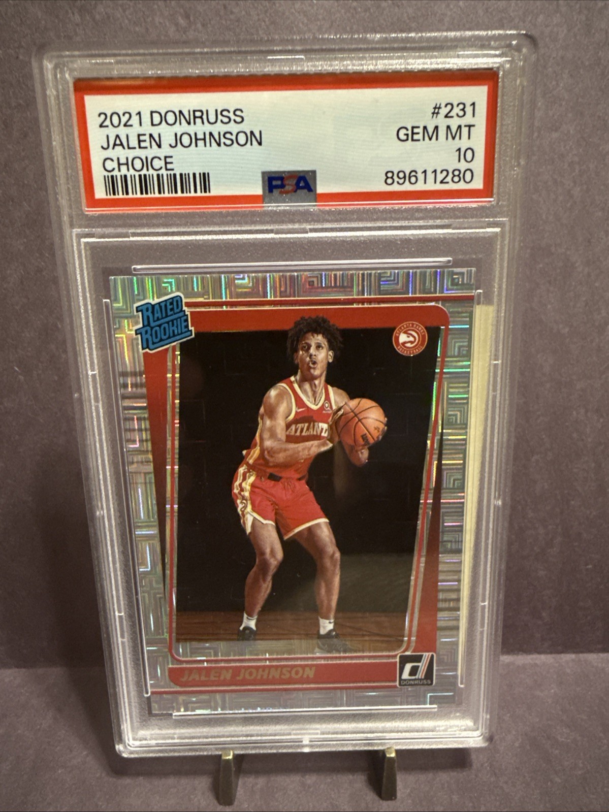 2021-22 Panini Donruss - Rated Rookie Jalen Johnson #231 Choice (RC)